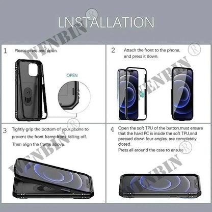 360 Degree Rotate Kickstand Cover Case For Samsung S25 S24 / S23 Series CaseSpot