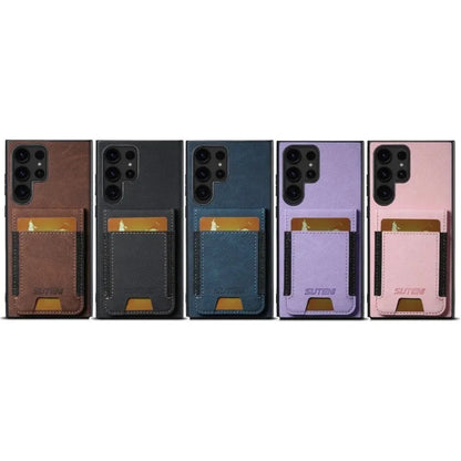 Leather Wallet with Card Holder Kickstand Cover For Samsung S24-S23 Series CaseSpot