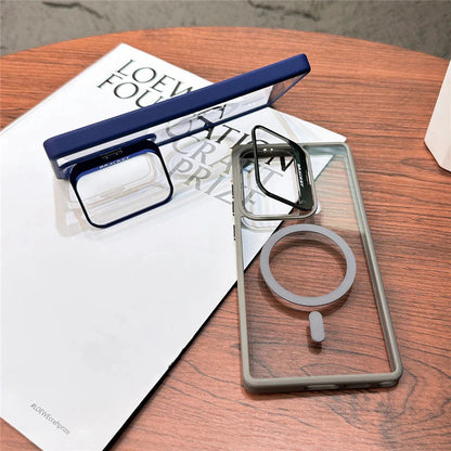 Folding Lens Stand Magsafe Case For Samsung S25 THEROXYMOB