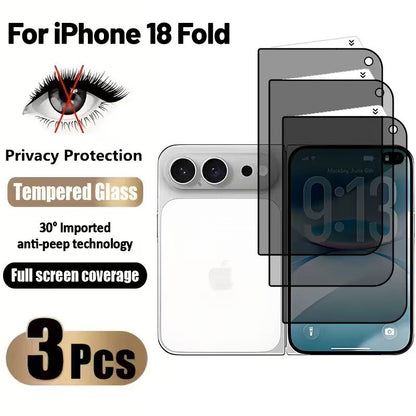 Clear Tempered Glass Full-Cover Screen Protector for iPhone 18 Pro & Pro Max And Duo