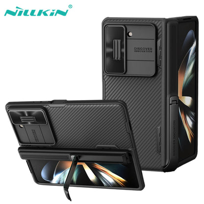 For Samsung Galaxy Z Fold 5 /4 Case  Fold Case With Kickstand With S-Pen Pocket Slide Camera Back Protector Cover CaseSpot