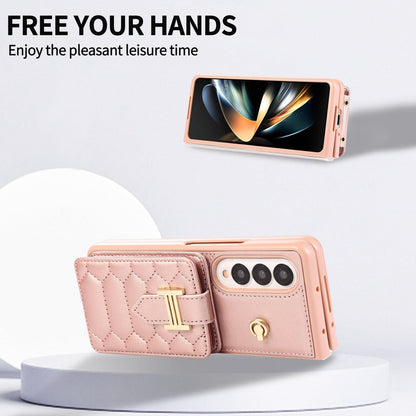 Crossbody Lanyard Phone Case With Wrist Strap And 2 Cards Holder And kicKstand for Samsung Galaxy Z Fold 5 /Fold4 CaseSpot