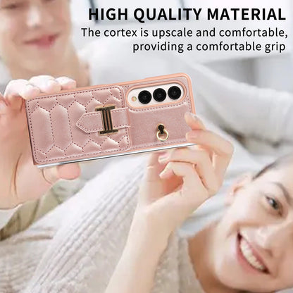 Crossbody Lanyard Phone Case With Wrist Strap And 2 Cards Holder And kicKstand for Samsung Galaxy Z Fold 5 /Fold4 CaseSpot