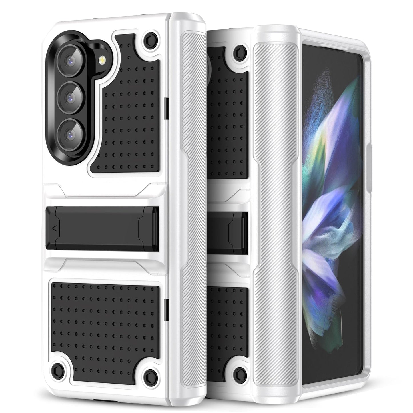 Anti-Dust Kickstand Bag Case Anti-Slip Phone Accessories for Samsung Galaxy Z Fold 5 CaseSpot