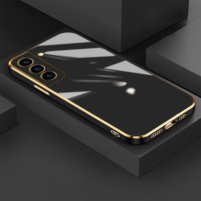 Plating Glossy Case For Samsung Galaxy S23/S22 Series - theroxymob