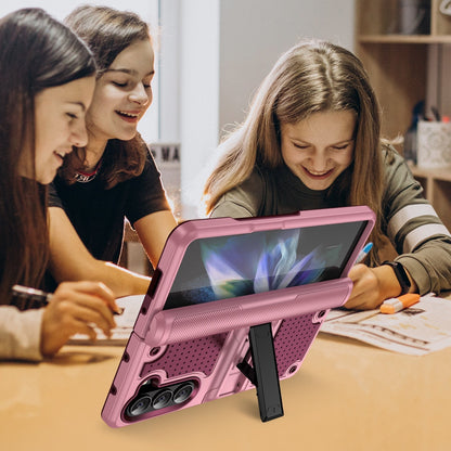 Anti-Dust Kickstand Bag Case Anti-Slip Phone Accessories for Samsung Galaxy Z Fold 5 CaseSpot