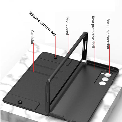 Armor Z Fold 6, 5, 4 Wallet, Pen slot, Leather Case theroxymob