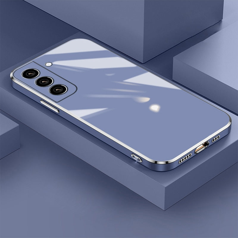 Plating Glossy Case For Samsung Galaxy S23/S22 Series - theroxymob