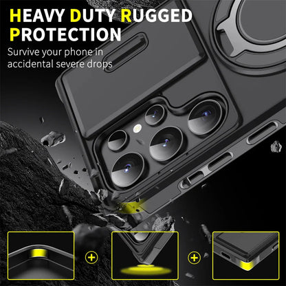 Slide Camera Protection Magsafe Case for Samsung S25 S24 S23 THEROXYMOB