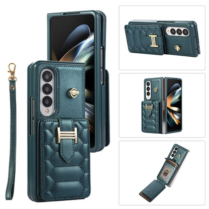 Crossbody Lanyard Phone Case With Wrist Strap And 2 Cards Holder And kicKstand for Samsung Galaxy Z Fold 5 /Fold4 CaseSpot