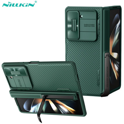 For Samsung Galaxy Z Fold 5 /4 Case  Fold Case With Kickstand With S-Pen Pocket Slide Camera Back Protector Cover CaseSpot