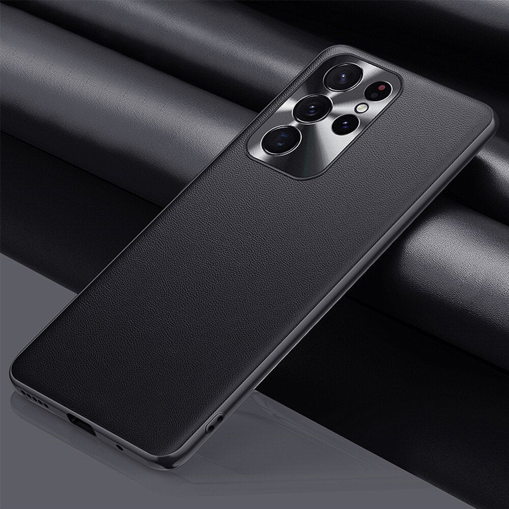 Luxury Leather Pattern Case For Samsung Galaxy S24-S23-S22 Series Luxury_Covers
