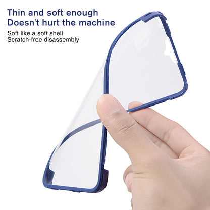Silicon 360° Double Side For Samsung Galaxy S24-23 SeriesCase Film Screen Protector Bumper Cover Luxury_Covers