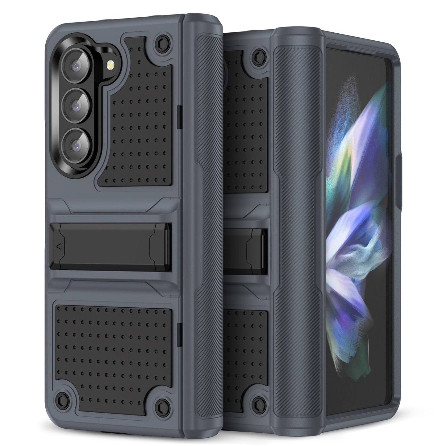 Anti-Dust Kickstand Bag Case Anti-Slip Phone Accessories for Samsung Galaxy Z Fold 5 CaseSpot