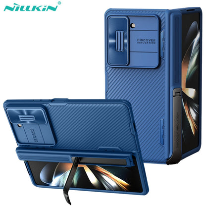 For Samsung Galaxy Z Fold 5 /4 Case  Fold Case With Kickstand With S-Pen Pocket Slide Camera Back Protector Cover CaseSpot