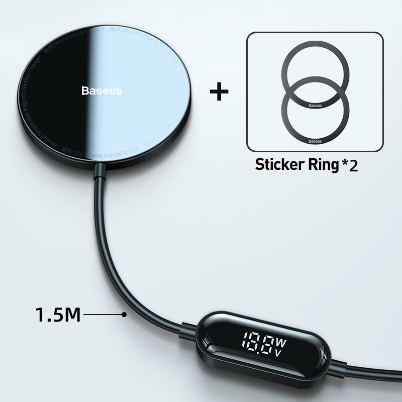15W Magnetic Wireless Chargers For iPhone / Airpods Pro - theroxymob