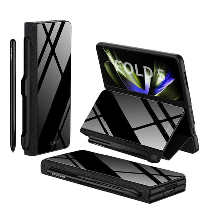 Shockproof Armor Case  Case Glass Cover Stand Insert Card Leather Case for Samsung Galaxy Z Fold 5/4 CaseSpot