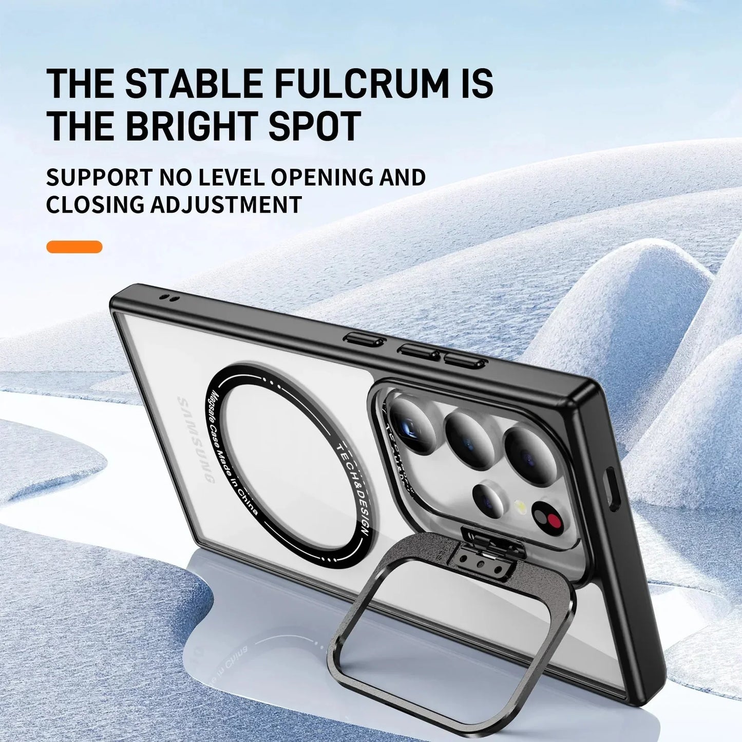 Camera Lens Frame Metal Bracket Shockproof Case For Samsung S24 Series THEROXYMOB