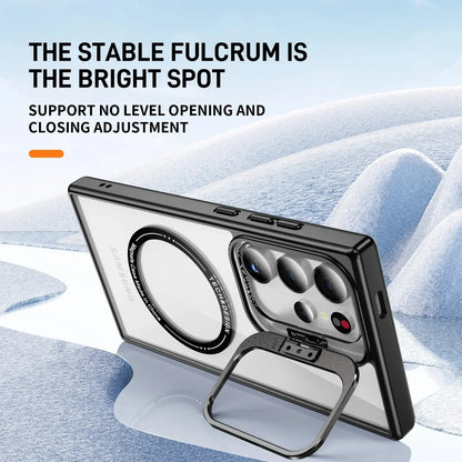 Camera Lens Frame Metal Bracket Shockproof Case For Samsung S24 Series THEROXYMOB