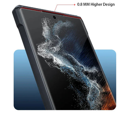 Magnetic Anti-Drop Back Clear Stand Case For Samsung Galaxy S25/ 24/ 23 THEROXYMOB