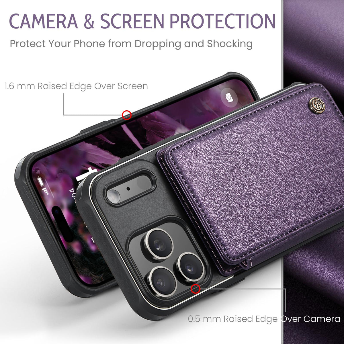 Card Slots Holder Phone Case For iPhone 17 / 16 / 15 / 14