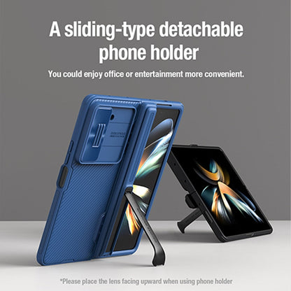 For Samsung Galaxy Z Fold 5 /4 Case  Fold Case With Kickstand With S-Pen Pocket Slide Camera Back Protector Cover CaseSpot