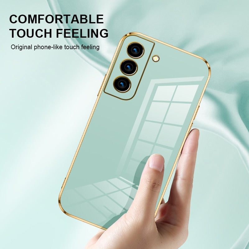 Plating Glossy Case For Samsung Galaxy S23/S22 Series - theroxymob