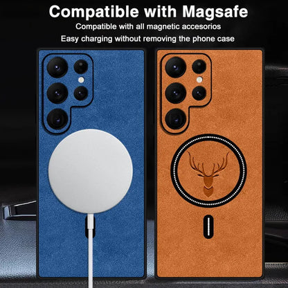 Magsade Leather Soft Silicone Case For Samsung S25  S24  s23S THEROXYMOB