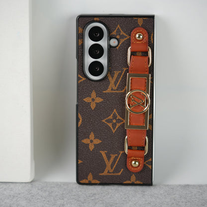 LV Monogram Case with Hand Strap for Samsung Z Fold 3-7