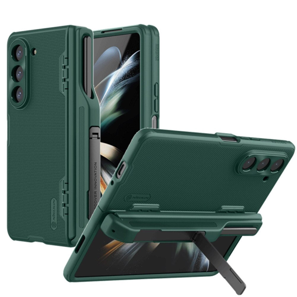 For Samsung Galaxy Z Fold 5 /4 Case  Fold Case With Kickstand With S-Pen Pocket Slide Camera Back Protector Cover CaseSpot