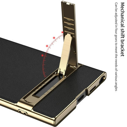Case Luxury Electroplated Gold Border Plain For Samsung  S24 Series CaseSpot