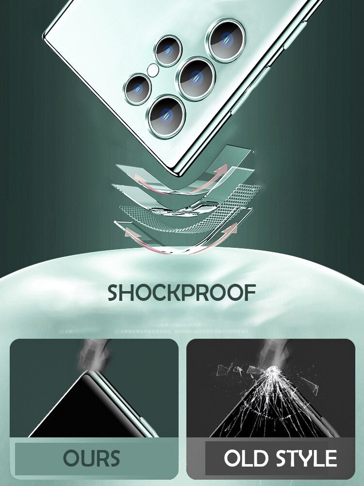 Plating Shockproof For Magsafe Magnetic Case For Samsung S23 S22 - theroxymob
