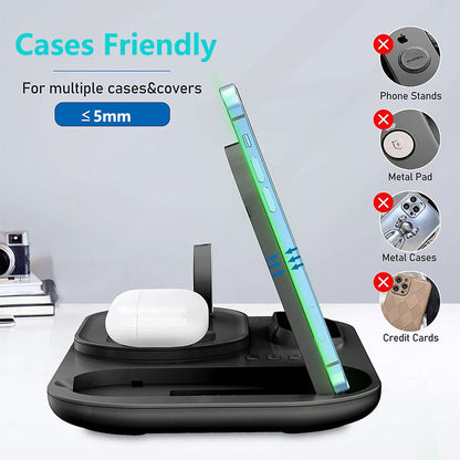 3 IN 1 FAST WIRELESS CHARGER STATION FOR SAMSUNG GALAXY Z FOLD 4 - theroxymob