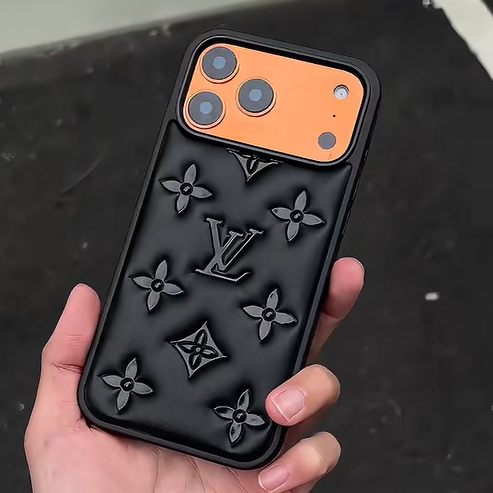 Luxury Monogram Designer Leather Cover For iPhone 12-18 Pro & Pro Max