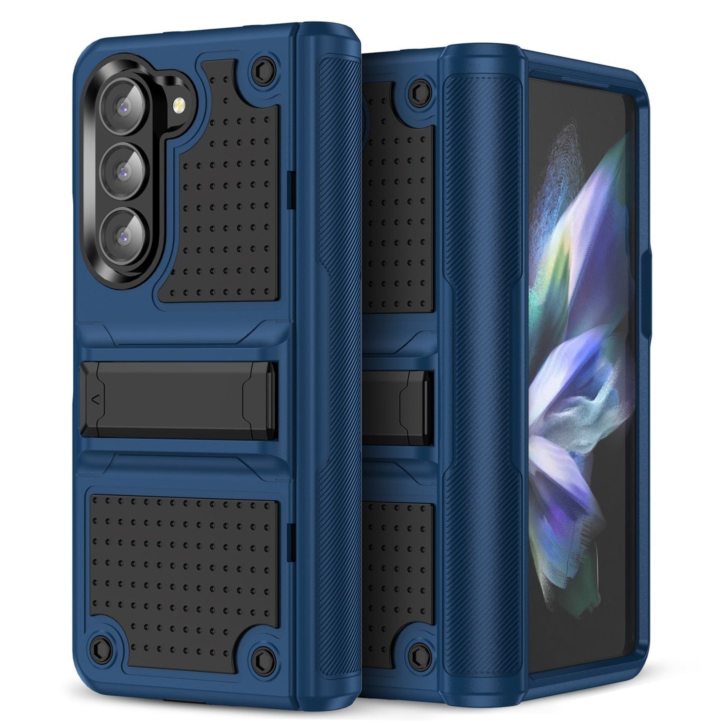 Anti-Dust Kickstand Bag Case Anti-Slip Phone Accessories for Samsung Galaxy Z Fold 5 CaseSpot