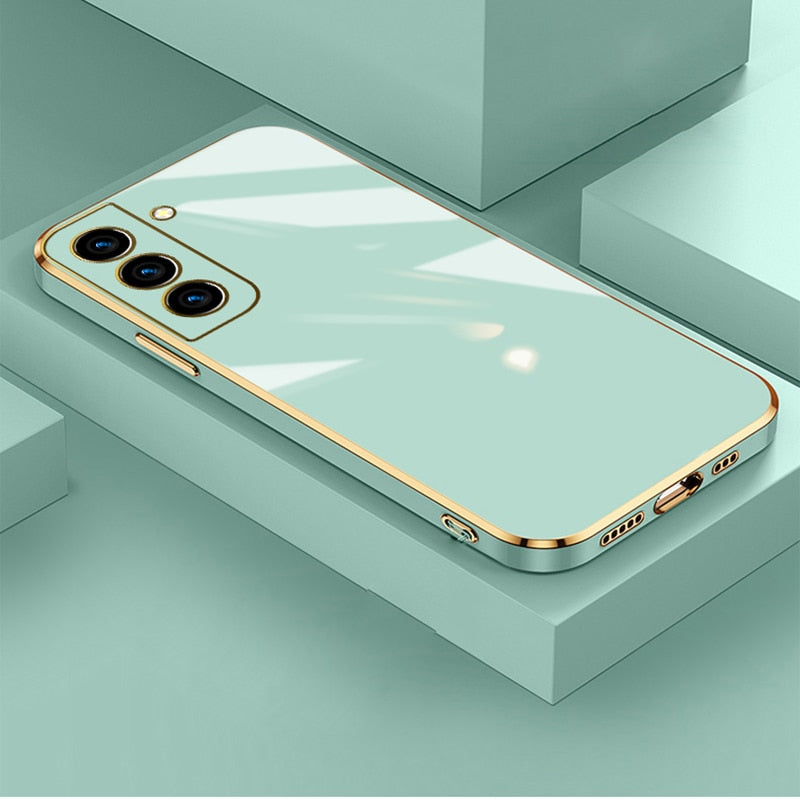 Plating Glossy Case For Samsung Galaxy S23/S22 Series - theroxymob