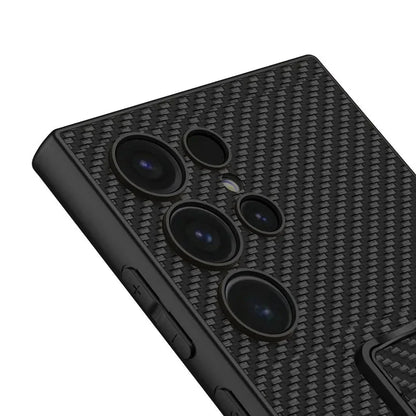 Leather Kickstand Holder Fall Shockproof Cover For Samsung S24 Series CaseSpot