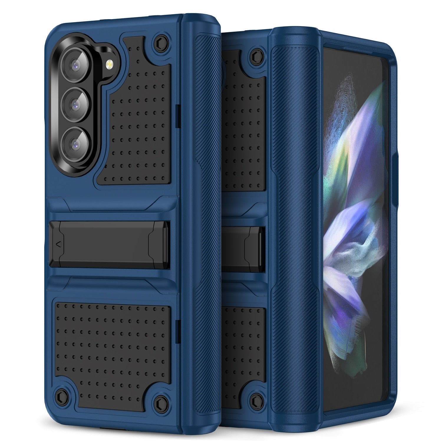 Anti-Dust Kickstand Bag Case Anti-Slip Phone Accessories for Samsung Galaxy Z Fold 5 CaseSpot