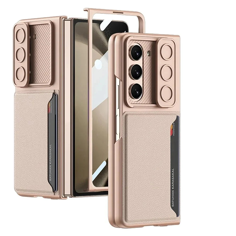 Ultra-Thin Z Fold 6 Card Holder, Screen Protector Case theroxymob
