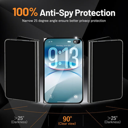 Clear Tempered Glass Full-Cover Screen Protector for iPhone 18 Pro & Pro Max And Duo