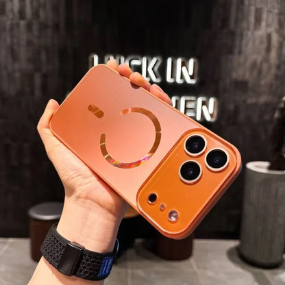Glossy Magnetic Glass Case For iPhone 12-18 Pro & Pro Max
