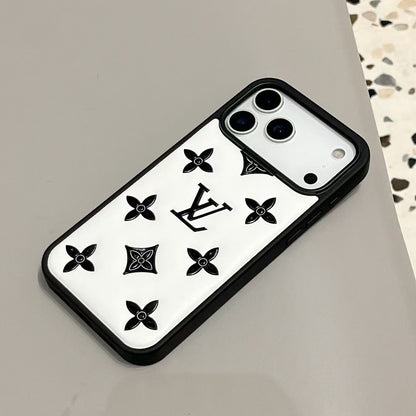 Luxury Monogram Designer Leather Cover For iPhone 12-18 Pro & Pro Max