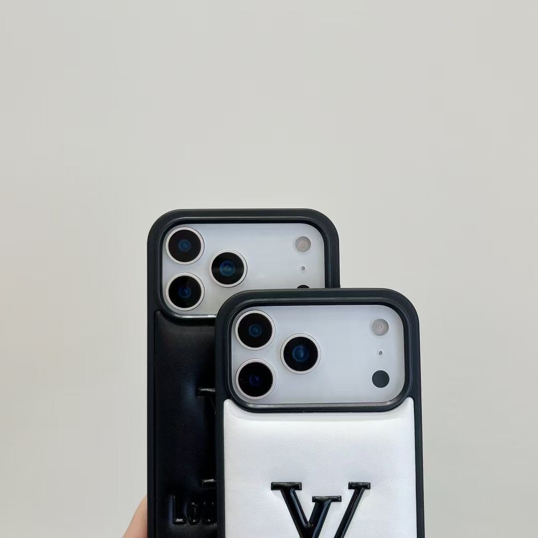 Luxury LV Leather Ultra-Slim Cover For iPhone 12-18 Pro & Pro Max