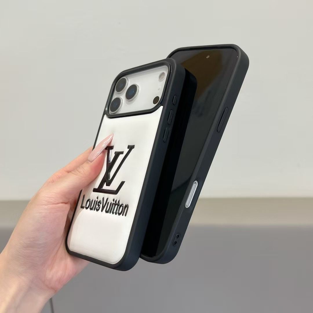 Luxury LV Leather Ultra-Slim Cover For iPhone 12-18 Pro & Pro Max