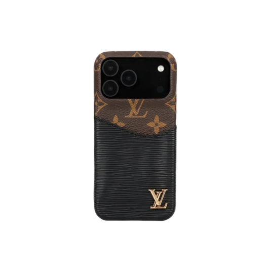Leather Case with Card Holder for iPhone 12-17 Series