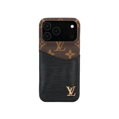 Leather Case with Card Holder for iPhone 12-18 Pro & Pro Max