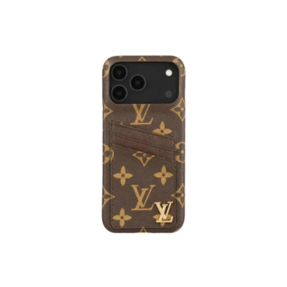 Leather Card Slot Case For iPhone 12-17 Series