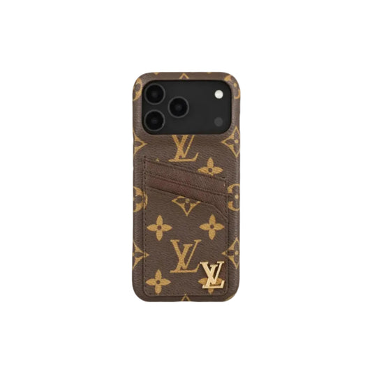 Leather Card Slot Case For iPhone 12-17 Series