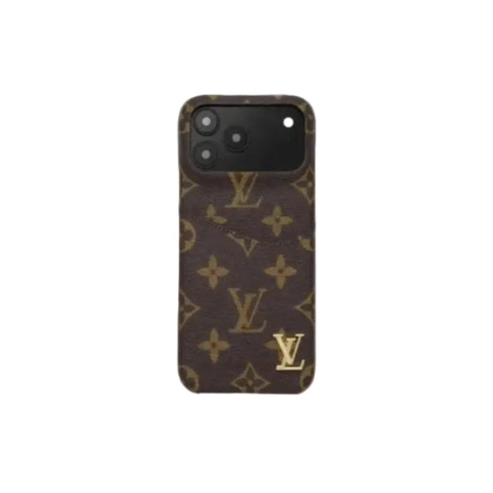 Leather Case with Card Holder For iPhone 12-18 Pro & Pro Max
