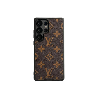 Luxury LV Style PU Leather Case for Samsung Galaxy S22-S26 Series